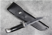 Pre-1986 BUCK 105 Pathfinder Hunting Knife with Leather Sheath