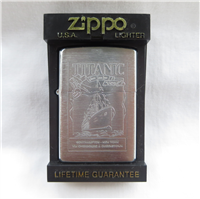 TITANIC WHITE STAR LINE Brushed Chrome Lighter (Zippo, 2000)  