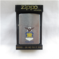 TINKER AIR FORCE BASE Brushed Chrome Lighter (Zippo, 1984)  