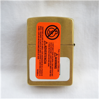 CIGAR AFICIONADO Brushed Brass Lighter (Zippo, 1996)  