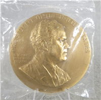 RICHARD NIXON (1st Term) 3" Bronze Inaugural Medal (U.S. Mint Presidential Series, #138)