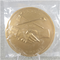 JOHN ADAMS 3" Bronze Commemorative Medal (U.S. Mint Presidential Series, #102)