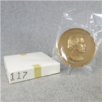 ANDREW JOHNSON 3" Bronze Commemorative Medal (U.S. Mint Presidential Series, #117)