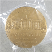 HARRY S. TRUMAN 3" Bronze Inaugural Medal (U.S. Mint Presidential Series, #132)