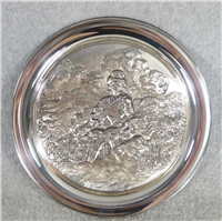 'Uncle Sam - Arsenal of Democracy' by N. C. Wyeth Limited Edition Sterling Silver Plate (Washington Mint, 1972)