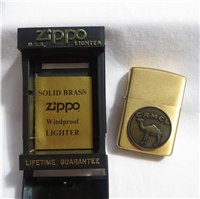 Camel BEAST EMBLEM 60th Anniversary Brass Lighter (Zippo, 1992)  