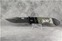 Pre-1990's SOG Camo Fielder Linerlock Folding Knife