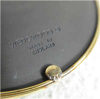 Gold & Black Jasperware Egyptain Pharaoh Gold Plated Pendant & Chain (Wedgwood)