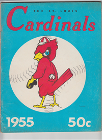ST. LOUIS CARDINALS YEARBOOK  (Big League Books, 1955) 