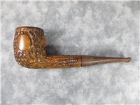 Vintage Suffolk Rusticated/Carved Pot Estate Pipe 6mm Filter (Whitehall, Italy)
