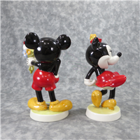 Limited Edition Disney MICKEY & MINNIE MOUSE 6-3/4 inch Figurines  (Goebel 17 279 18/17 278 18, TMK 6)