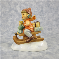 CHRISTMAS DELIVERY 4-1/4 inch First Issue Millennium Figurine   (Hummel 2014 2/0, TMK 8)