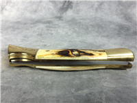 1980 CASE XX USA 5197 L SSP Stag Shark Tooth Sportsmen's Lockblade