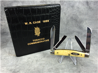 1985 CASE XX USA W64052 Ltd Tobacco Commemorative Bone Congress