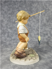 WHAT A CATCH 4-1/2 inch Figurine (Berta Hummel BH 153, Goebel, 2000)