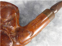 Vintage GEPETTE RIVIERA Rusticated Bent Estate Pipe (Italy)