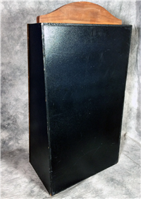 2002 CASE XX Oak Tabletop Dealer Display with 9 Black Jigged Bone Knives