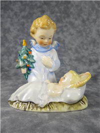 ANGEL & BABY JESUS 3-3/4 inch Nativity Figurine  (Goebel HX 262, TMK 3)