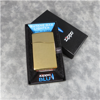 Butane BLU2 Gas High Polished Brass Lighter (Zippo, #30206)  