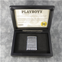 Limited Edition PLAYBOY ARMOR 50th Anniversary Polished Chrome Lighter (Zippo, 2003, #20499)  