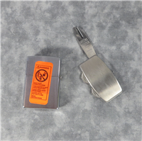 GOLF Brushed Chrome Lighter & Greenskeeper Collectors Set (Zippo, 2002)