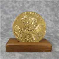 SAINT FRANCIS OF ASSISI 63mm Bronze Medal (Medallic Art, 1982)