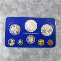 BARBADOS 8 Coin Proof Set    (Franklin Mint, 1980)