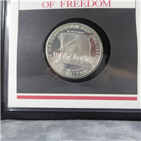 Fleetwood 'Cornerstones of Freedom' Proof CONSTITUTION Silver Dollar First Day Cover (U.S. Mint, 1987)