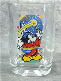 MICKEY MOUSE 4.5 inch Celebration Glasses Set of 4 (Disney, McDonalds, 2000)