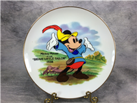 WALT DISNEY Mickey's Greatest Moments "BRAVE LITTLE TAILOR" Collector Wall Plate