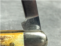 1980 CASE XX USA 5208 SSP 75th Anniversary Stag Half-Whittler Pen Knife