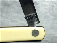 SCHRADE CUT. CO. Visking Corporation Large Yellow Single Blade Melon Tester Knife