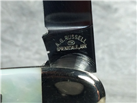 A.G. RUSSELL Mother of Pearl Linerlock / Bolsterlock Toothpick