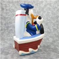 DONALD DUCK 6-3/4 inch VINYL COIN BANK (Just Toys, 1994)