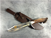 2005 HEN & ROOSTER 160th Anniversary Limited 1 of 300 Stag Bowie Knife