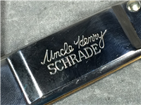 SCHRADE Uncle Henry SCHBWMC Pearl & Abalone Basket Weave Money Clip Pen Knife