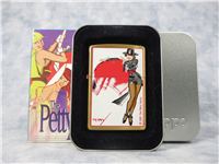 MATADOR Brushed Brass Lighter (Zippo, The Petty Girl Collection, 2000-2001)