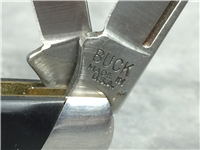 Vintage BUCK 303 Cadet Black Sawcut Junior Stockman Pocket Knife