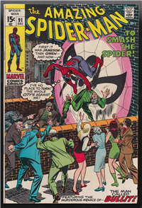 AMAZING SPIDER-MAN  #91  (Marvel, 1970)