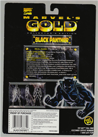 BLACK PANTHER   (Marvel's Gold, Toy Biz, 1997 - 1998) 