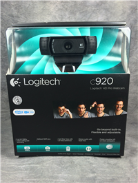 LOGITECH c920 HD Pro Webcam 1080p H.264 15MP Carl Zeiss Video Calling & Photos