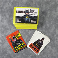 BATMAN 2nd Series Complete 132 Card Set  + 22 Sticker Sheets (Topps, DC Comics, 1989)