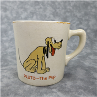 PLUTO THE PUP 3 inch Ceramic Coffee Cup (Patriot China, Walt Disney Enterprises, 1930's)