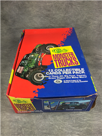 CLASSIC MONSTER TRUCKS Collector Cards Box 34 Packs (Classic Games, 1990)