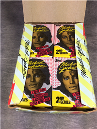 MICHAEL JACKSON Collector Cards Full Box 36 Packs (Topps, MJJ Productions, 2nd Series, 1984)
