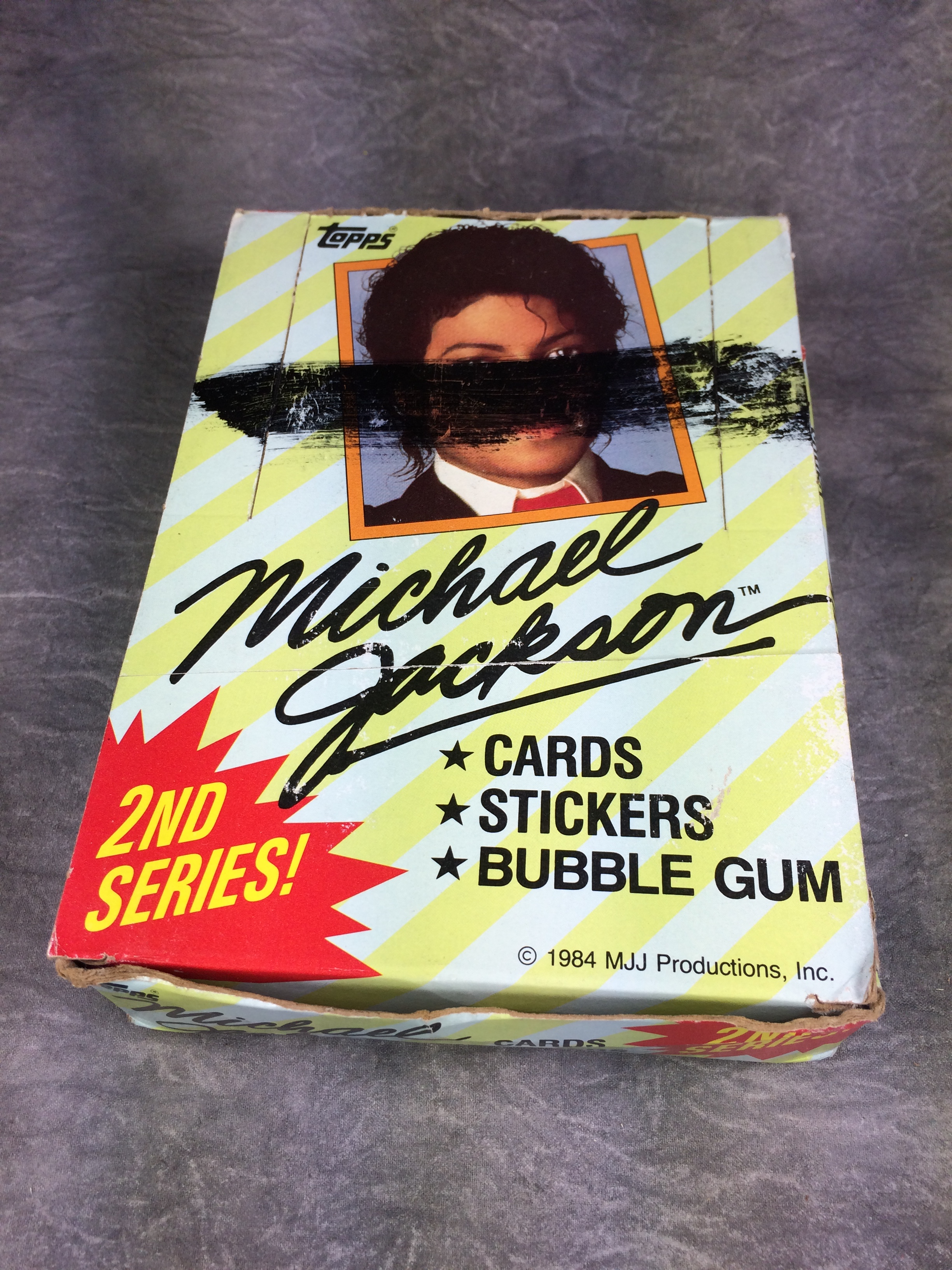 1984 TOPPS MJJ PRODUCTIONS INC MICHAEL JACKSON TRADING CARDS 