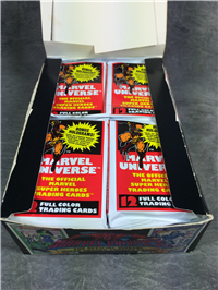 MARVEL UNIVERSE Collector Trading Cards Full Box of 36 Unopened Packs (Impel, 1990)
