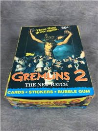 GREMLINS 2 Collector Cards Full Box of 36 Unopened Wax Packs (Topps, 1990)