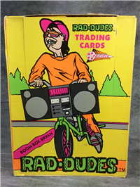 RAD DUDES Trading Cards 4 Full Boxes 144 Packs Wholesale Lot (Pacific, 1990) 