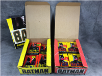 BATMAN Collector Trading Cards 34 Unopened Packs Series 1 & 2 + Poster (Topps, 1989)
